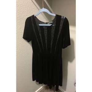 Vintage Velvet and lace Forever 21 dress 2014 core